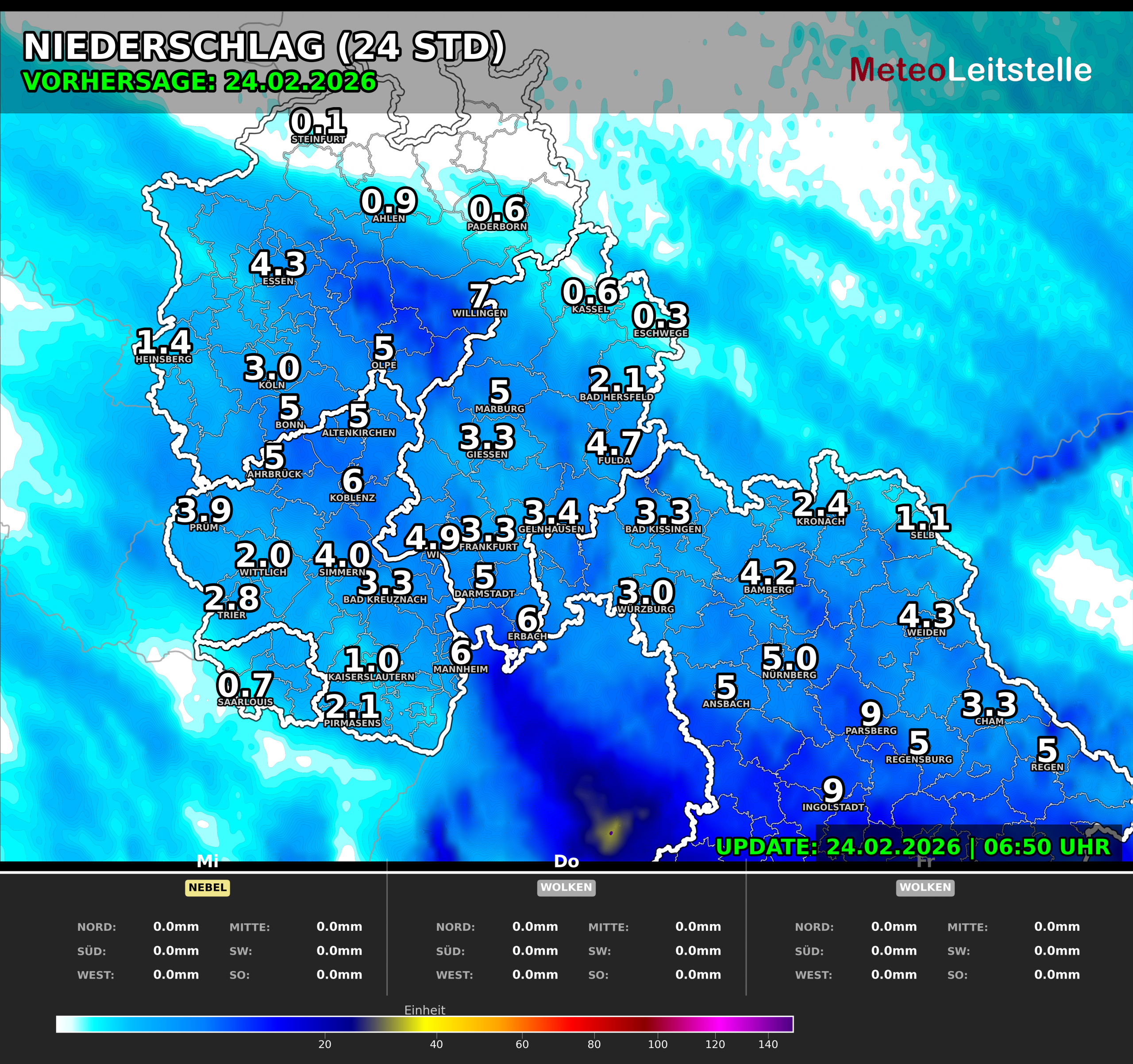Regensumme (24h)